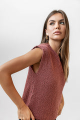Aylin Sweater In Marsala - Final Sale