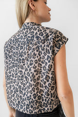 Reece Leopard Blouse - Final Sale