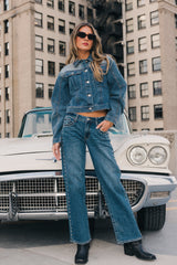 Noel Studded Baggy Jeans - Final Sale