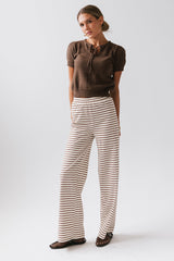 Brady Knit Top In Brown - Final Sale