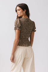 Maura Smocked Blouse - Final Sale