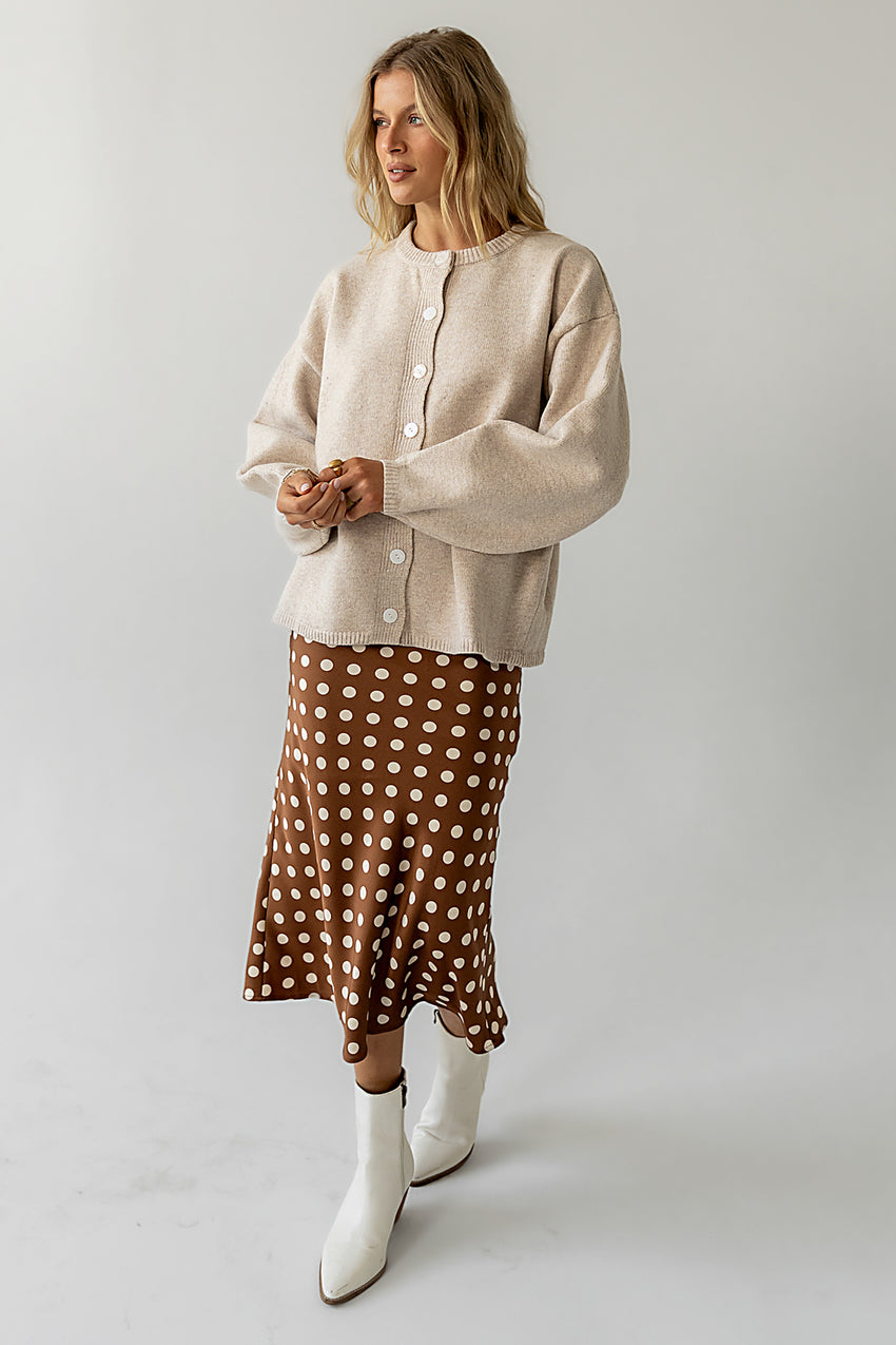 Brooke Polka Dot Midi Skirt - FINAL SALE