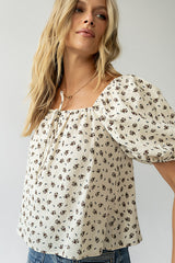 Bianca Floral Blouse - Final Sale