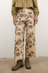 Iris Floral Wide Leg Pants - Final Sale