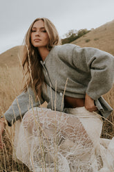 Tatum Lace Maxi Skirt in Cream - FINAL SALE