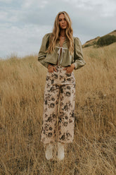 Iris Floral Wide Leg Pants - FINAL SALE
