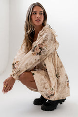Kathy Floral Mini Dress - Final Sale