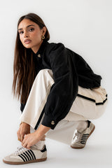 Jazzy Baggy Pants In Off White - Final Sale