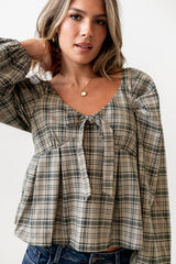 Smith Plaid Blouse - Final Sale
