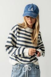 Josey Oversized Sweater in Blue - FINAL SALE