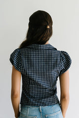 Bethany Plaid Blouse - Final Sale