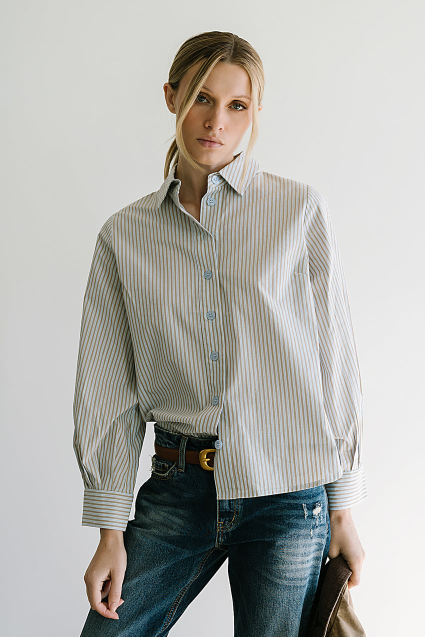Ronnie Striped Button Up - FINAL SALE