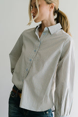 Ronnie Striped Button Up - Final Sale