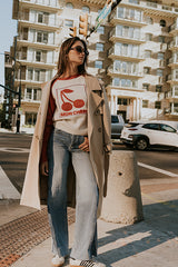 Rachel Trench Coat In Tan - Final Sale
