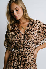Wrenna Leopard Maxi Dress - Final Sale