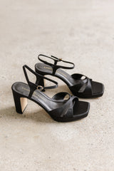 Josie Block Heel In Black