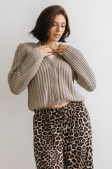 Katie Knit Cardigan in Tan - FINAL SALE
