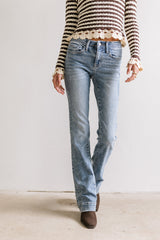 Tasha Bootcut Jeans in Light Wash- FINAL SALE
