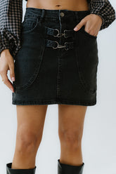 Laurel Denim Mini Skirt - FINAL SALE