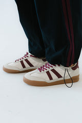Steve Madden Verdict Sneaker In Burgundy