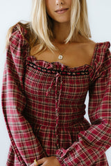 George Plaid Mini Dress - Final Sale