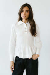 Pauly Smocked Blouse - FINAL SALE