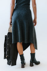 Cassie Asymmetrical Midi Skirt - Final Sale
