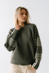 Jayda Oversized Sweater In Grey - Final Sale