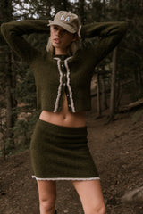 Remy Contrast Cardigan - Final Sale