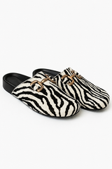 Azalea Clogs In Zebra - Final Sale