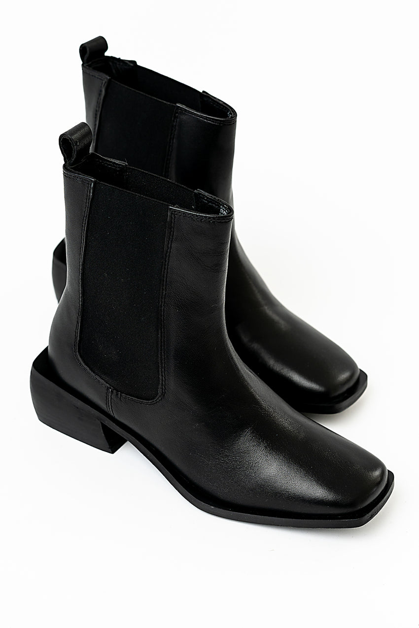 Effie Ankle Boot in Black - FINAL SALE