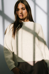 Shayla Knit Sweater in Ivory - FINAL SALE