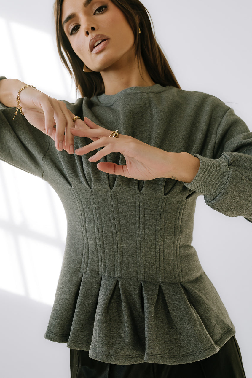 York Pleated Sweater - FINAL SALE