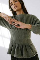York Pleated Sweater - FINAL SALE