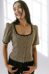 Marrel Gingham Blouse - Final Sale
