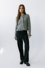 Lander Wide Leg Pants In Navy - Final Sale