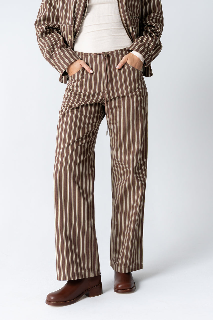 Carla Striped Wide Leg Pants - FINAL SALE
