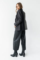 Ulani Vegan Leather Pants In Black - Final Sale