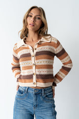 Jennie Crochet Cardigan - Final Sale