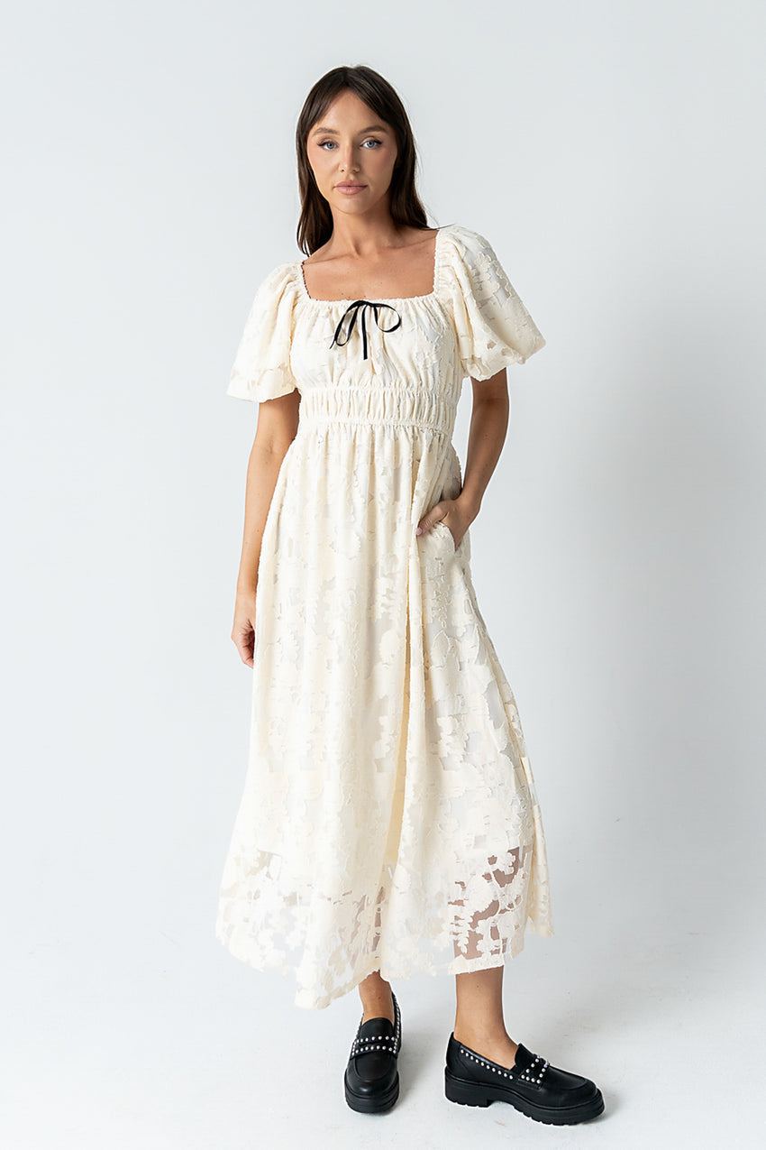 Tracie Sheer Midi Dress - FINAL SALE