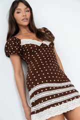 Claira Polka Dot Mini Dress - Final Sale