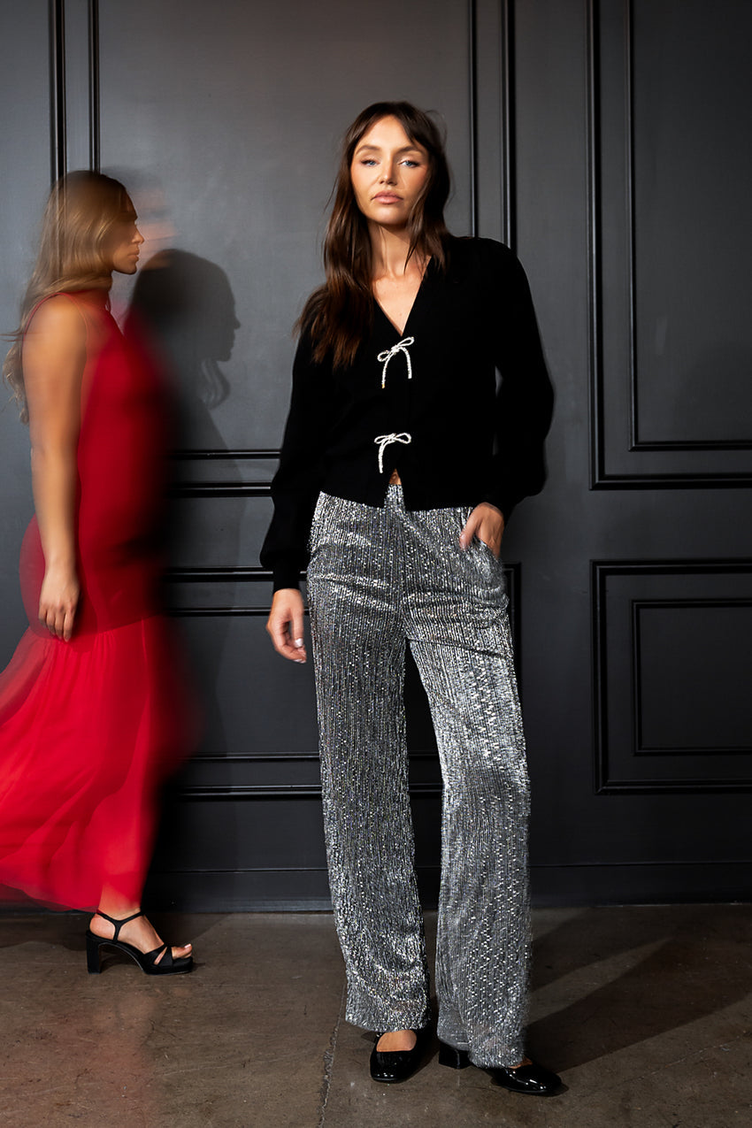 Clara Sparkly Wide Leg Pants - FINAL SALE