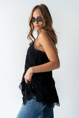 Lewis Lace Mini Dress In Black - Final Sale