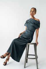 Gigi Ruched Maxi Dress - FINAL SALE