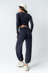 Kassie Joggers In Navy - Final Sale