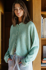 Maci Cardigan in Seafoam - FINAL SALE