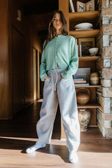 Maci Cardigan In Seafoam - Final Sale