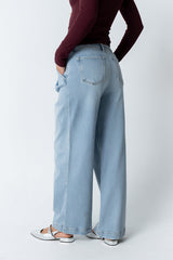 Stella Pleated Baggy Jeans - Final Sale