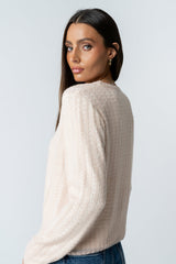Leo Layered Sweater In Pink - Final Sale