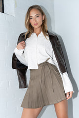 Rachel Pleated Mini Skirt - Final Sale